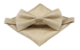 Champagne Pocket Square. Neutral Champagne Wedding Handkerchief.