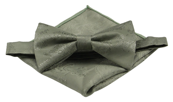 Sage Green Bow Ties. Mens Eucalyptus Bowties. Pine Green Bow Ties For Mens